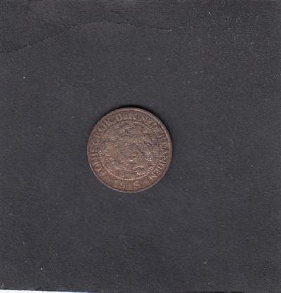 Beschrijving: 1 Cent WILHELMINA  